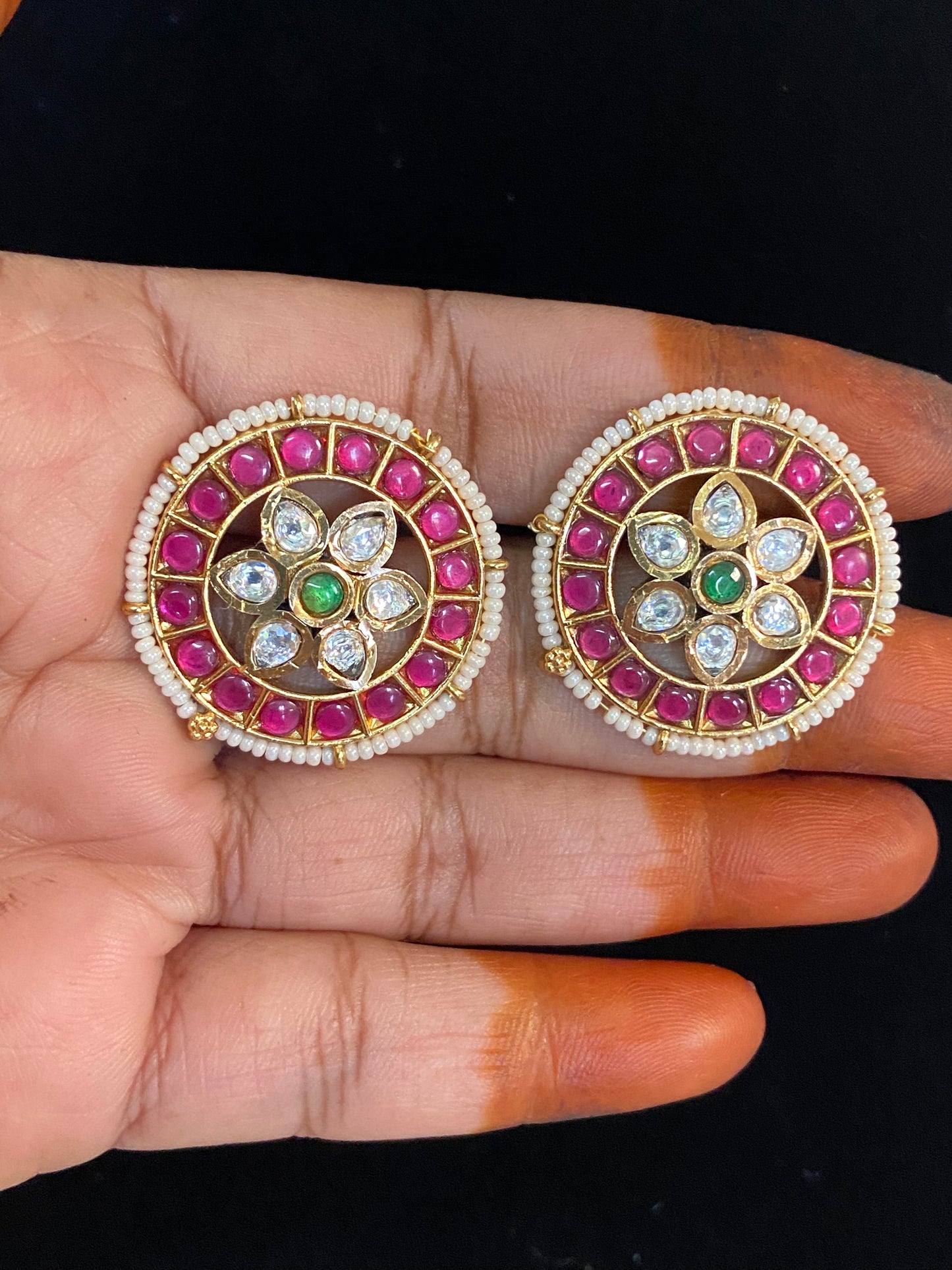 Antique Big size Studs | Indian Earrings In USA