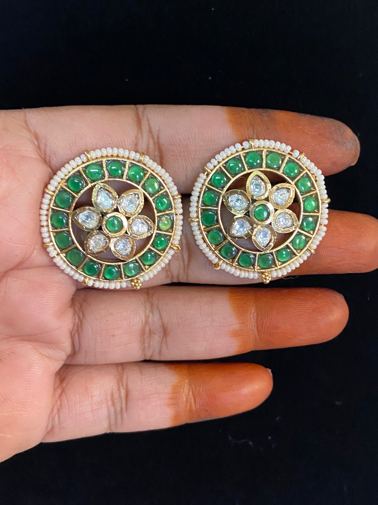 Antique Big size Studs | Indian Earrings In USA
