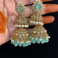 Kundan Pearl  Double Jumki Earrings  | Traditional Earrings In USA | Gift Idea