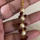 Beads with Pearls Long Necklace & Earrings | Indian Jewelry In USA