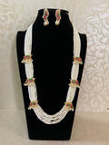 Jadau Kundan Pearl Mala Necklace