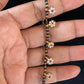 AD Flower Drops Blackbeads Bracelet | Indian Bracelet