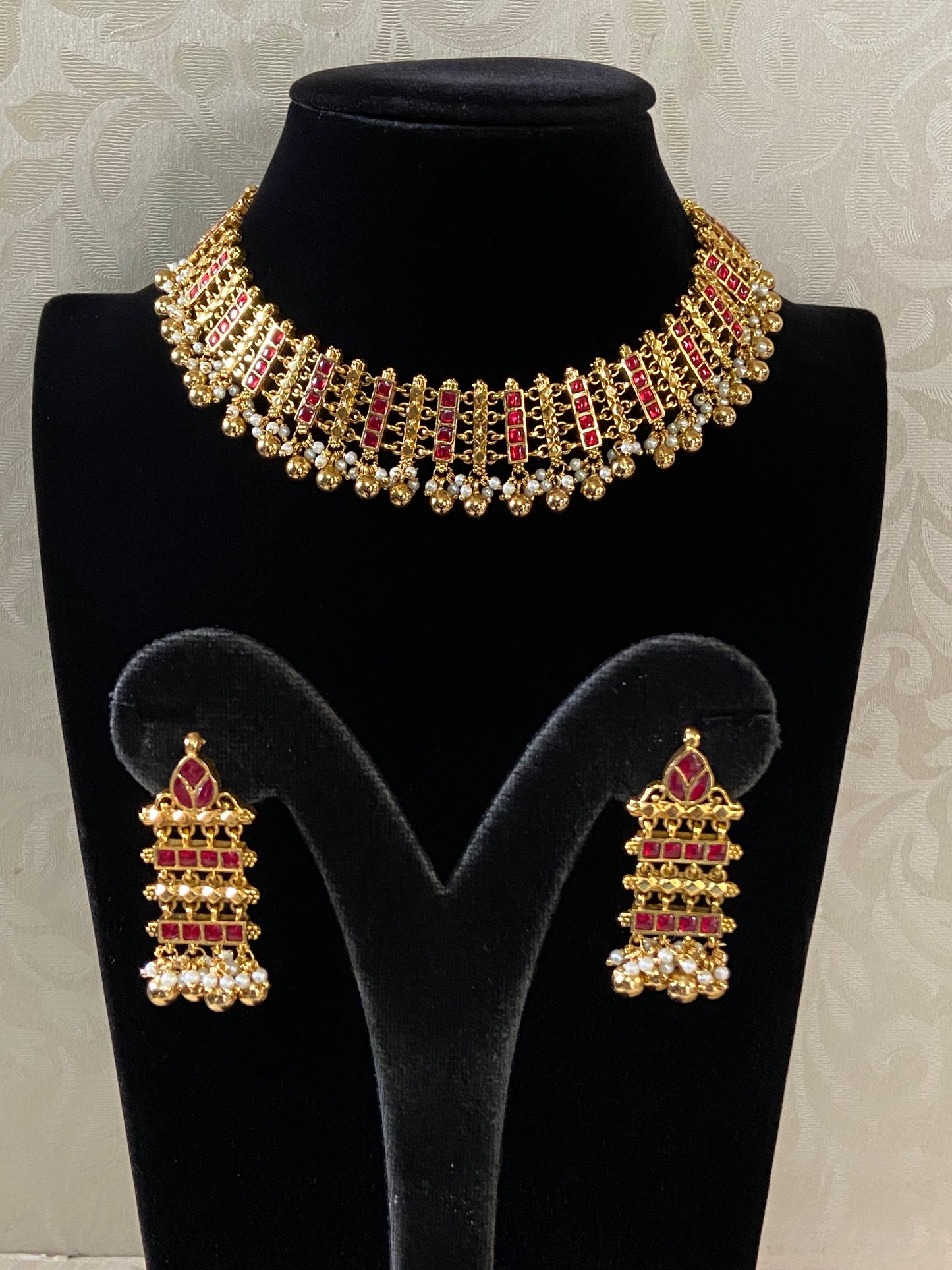 Antique Kundan Choker Set | Traditional Indian Jewelry