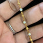 Kundan Pendant Gold & pearl Beads Chain With Earrings | Simple Necklace