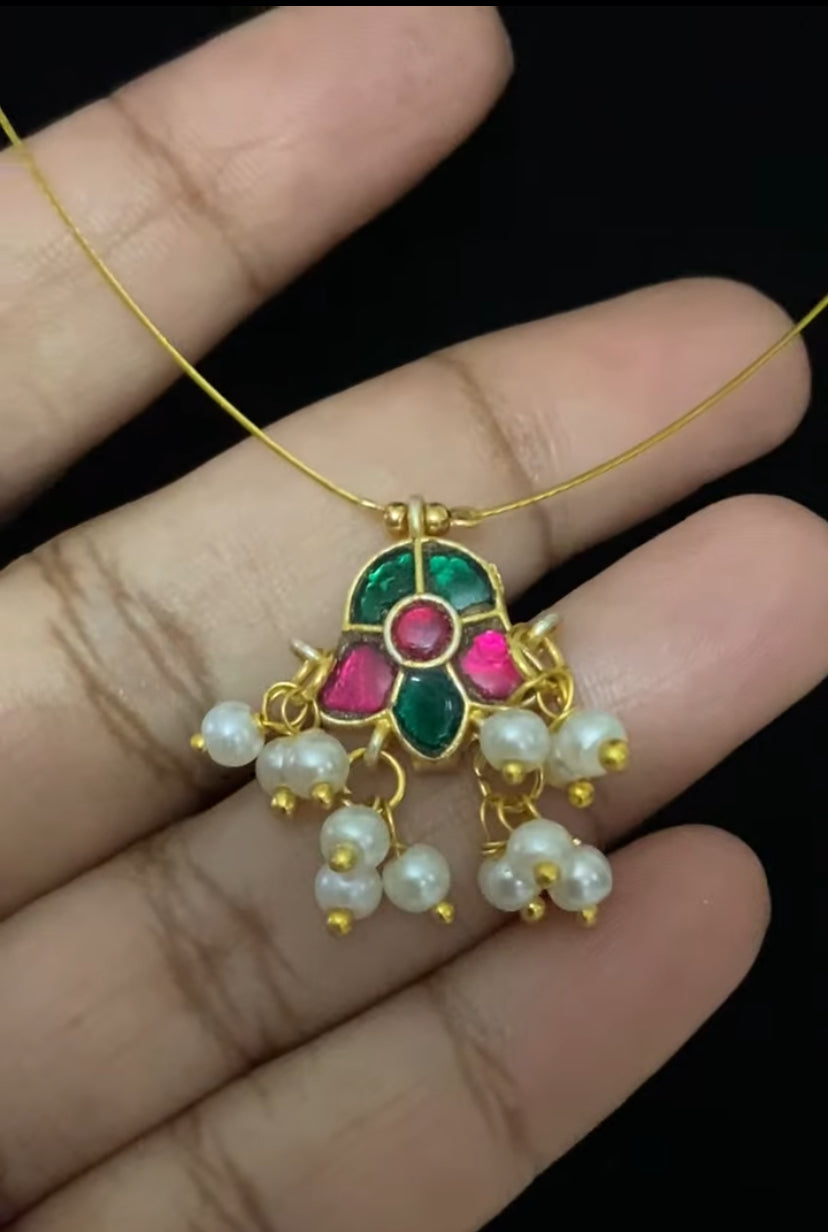 Jadau Kundan Invisible Necklace | Latest Necklace
