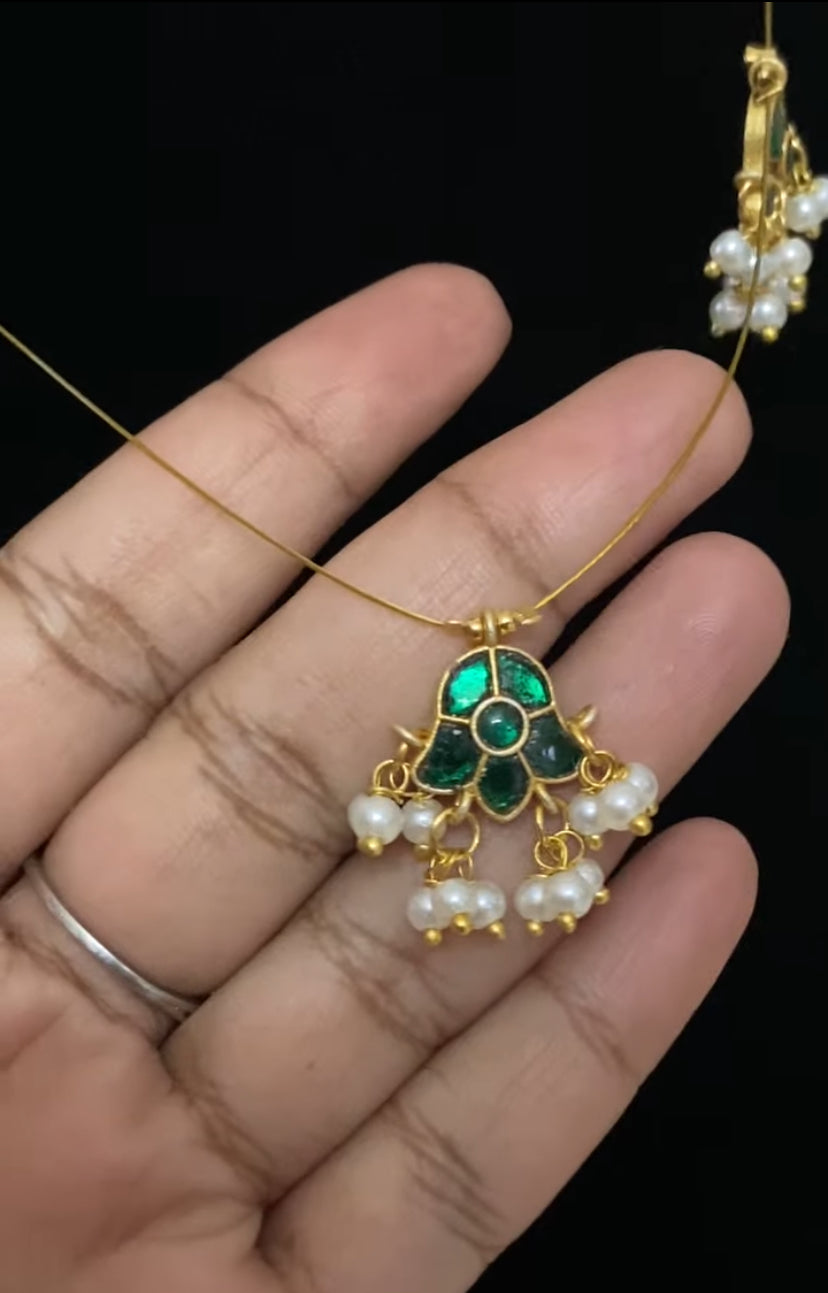 Jadau Kundan Invisible Necklace | Latest Necklace