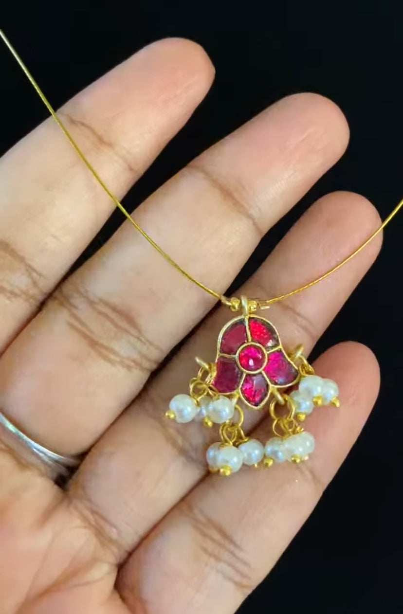 Jadau Kundan Invisible Necklace | Latest Necklace