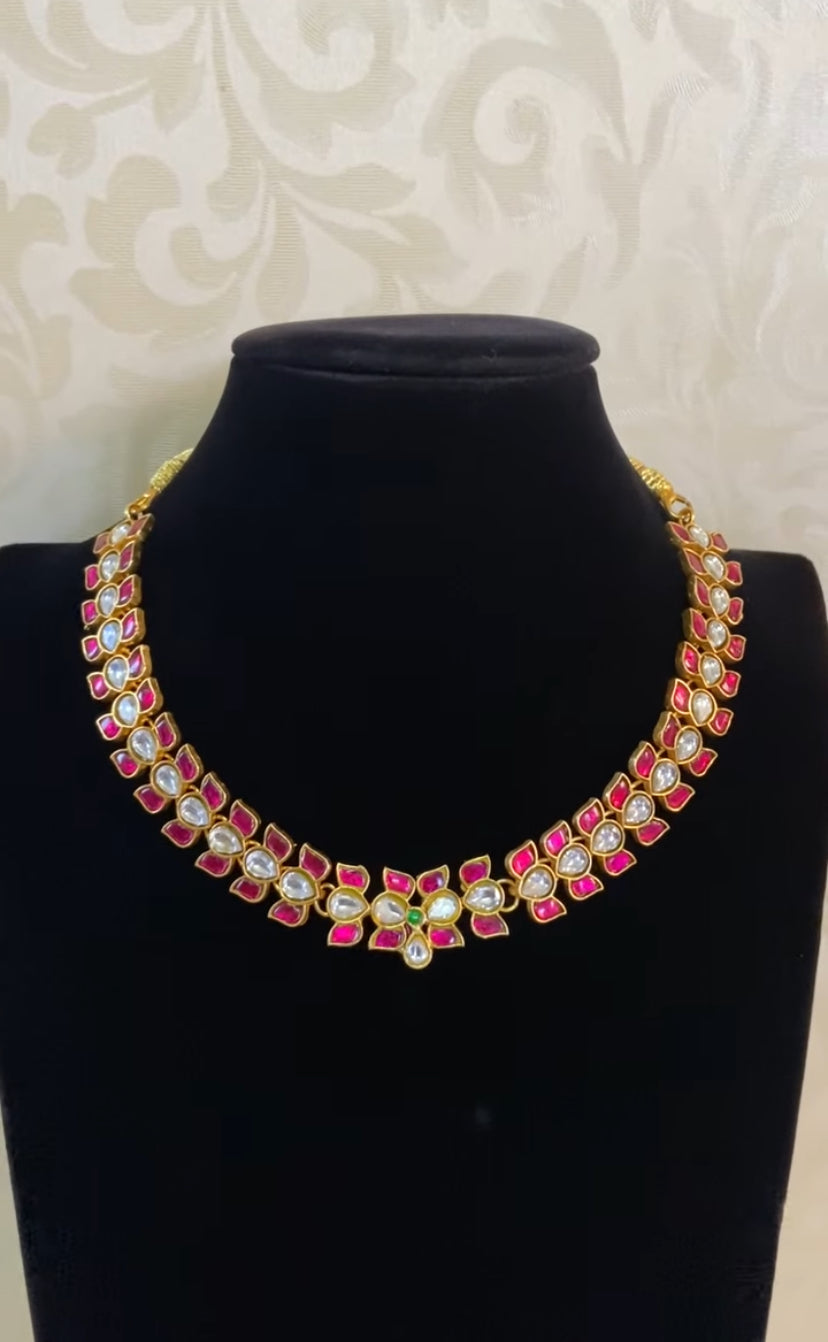 Jadau Kundan Necklace | 5 In One Multipurpose Traditional Necklace