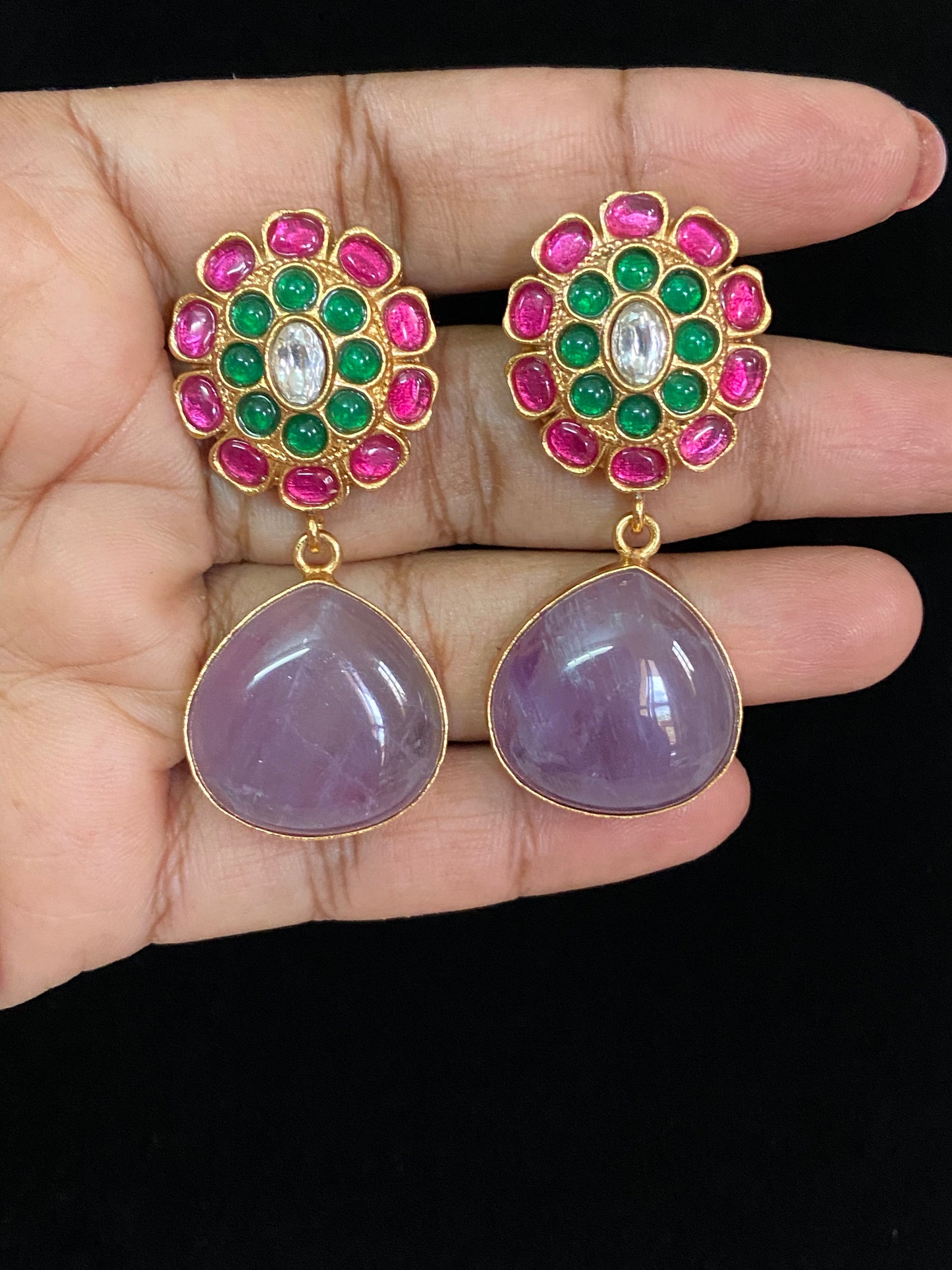 Exquisite Jadau Kundan Earrings