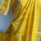 Banaras Yellow Fancy Saree | Indian Light Weight Saree | Gift Saree
