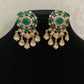 Moissanite Tear Drop Kundan Earrings