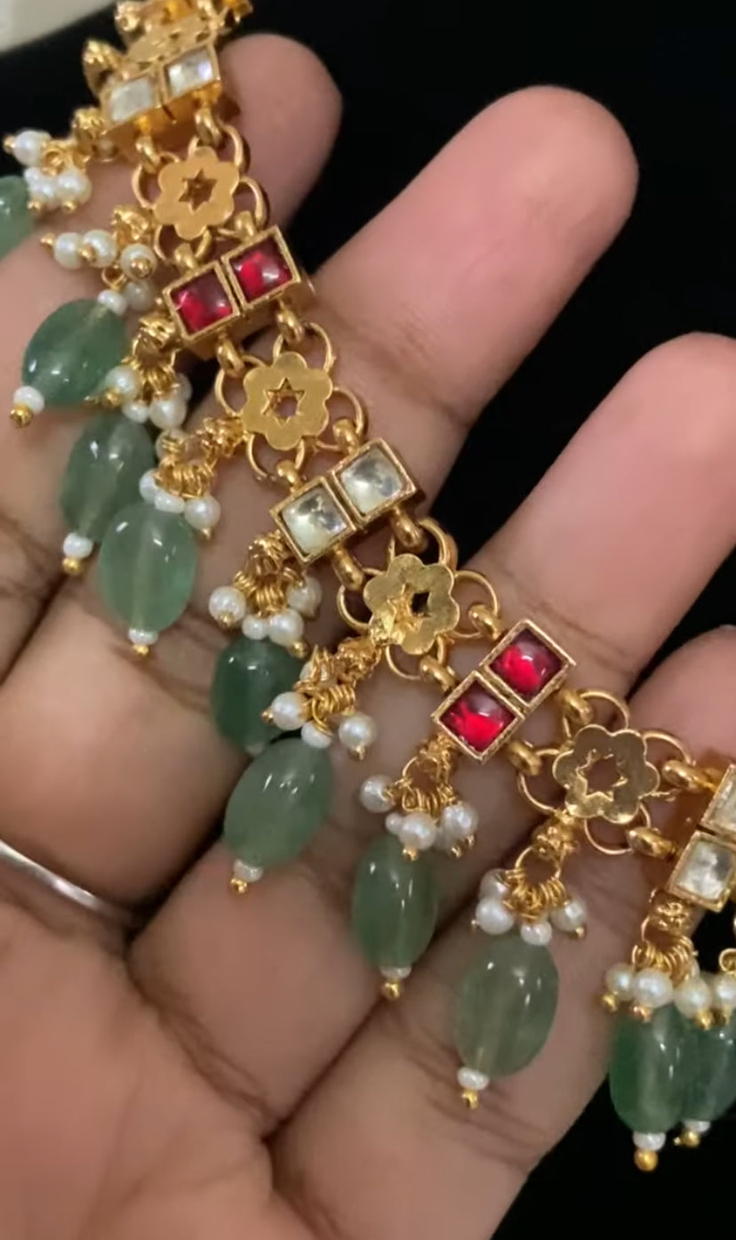 Antique Kundan Choker Set | Traditional Indian Jewelry