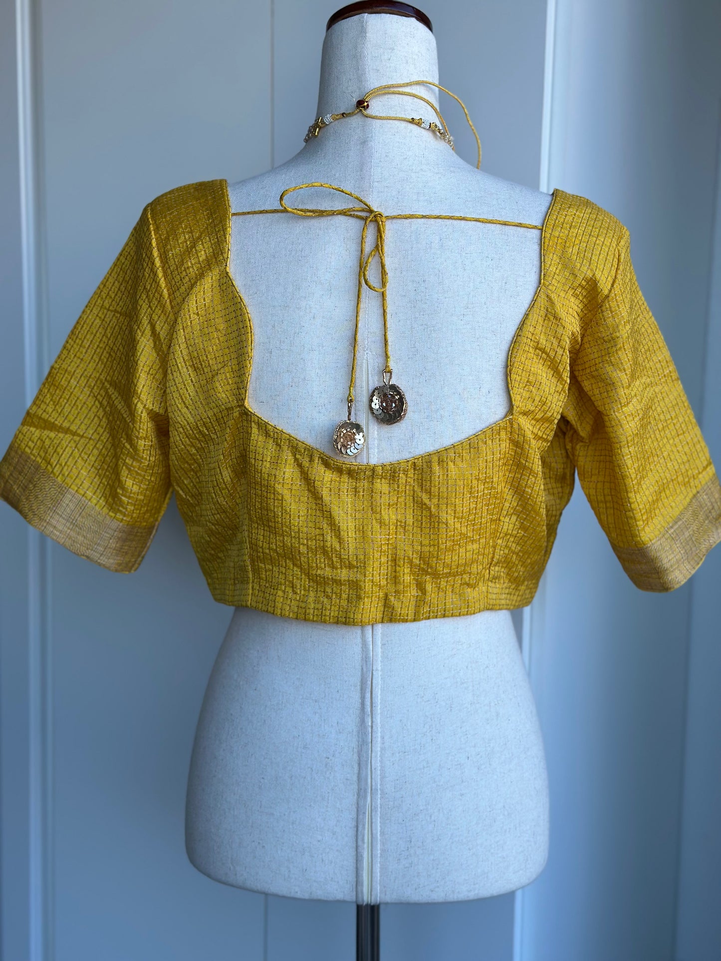 Banaras Yellow Fancy Saree | Indian Light Weight Saree | Gift Saree