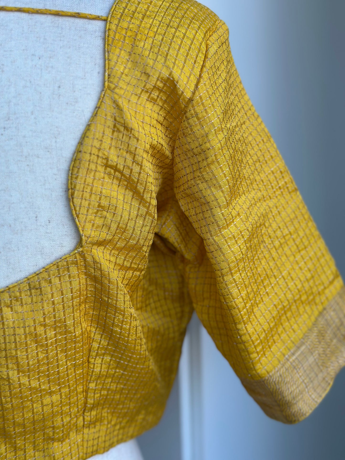 Banaras Yellow Fancy Saree | Indian Light Weight Saree | Gift Saree