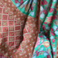Pure Tussar Kalamkari Kutch Work Hand Embroidery Saree |  Premium Quality Exclusive Saree