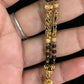 Long Antique Mangalasutra With Earrings | Traditional Black Bead Necklace