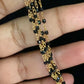 Antique Nakshi Ball Mangalasutra With Jumkis |  Black Beads Necklace