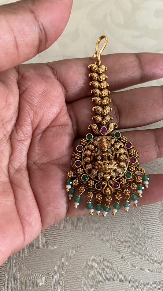 Traditional Temple Antique Maang Tikka | Indian Jewelry In USA