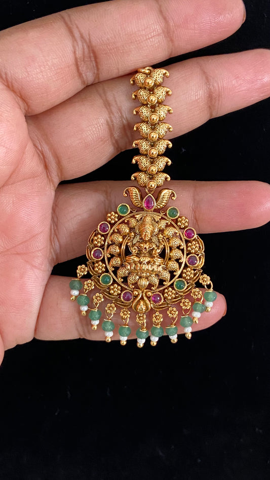 Traditional Temple Antique Maang Tikka | Indian Jewelry In USA