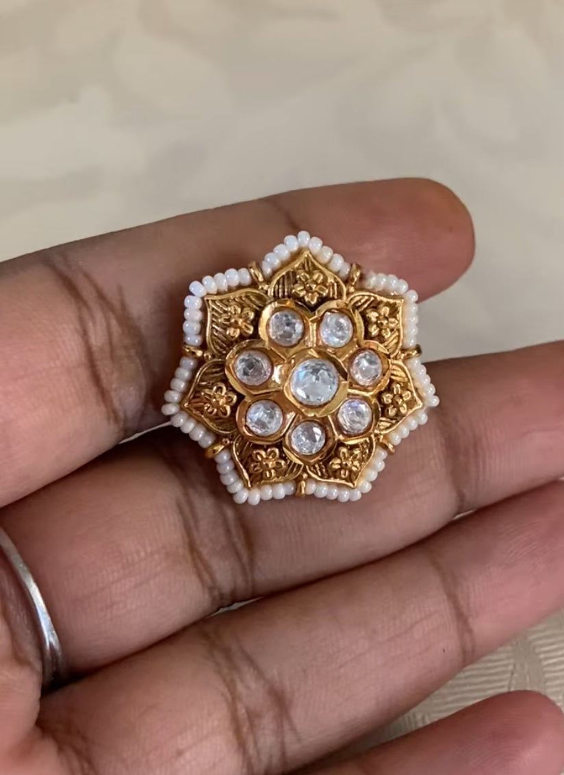 Kundan Pendant Beads Choker Set | Indian Necklace In USA