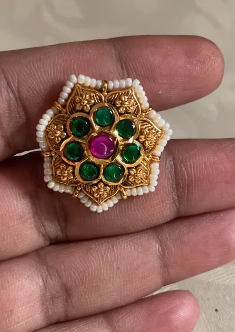 Kundan Pendant Beads Choker Set | Indian Necklace In USA