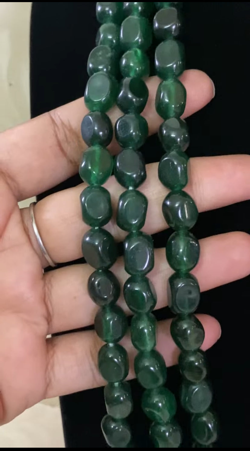 Gem Grade Onyx Beads Necklace | Indian jewelry in USA