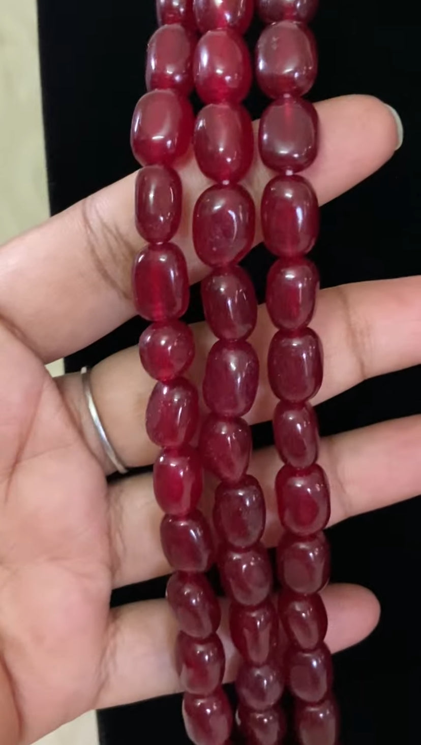 Gem Grade Onyx Beads Necklace | Indian jewelry in USA