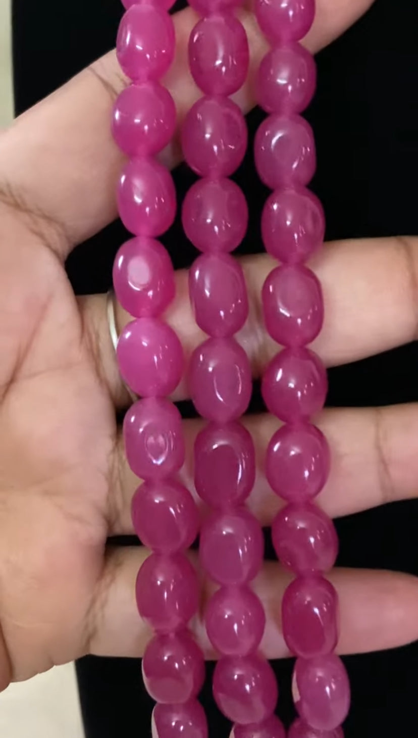 Gem Grade Onyx Beads Necklace | Indian jewelry in USA