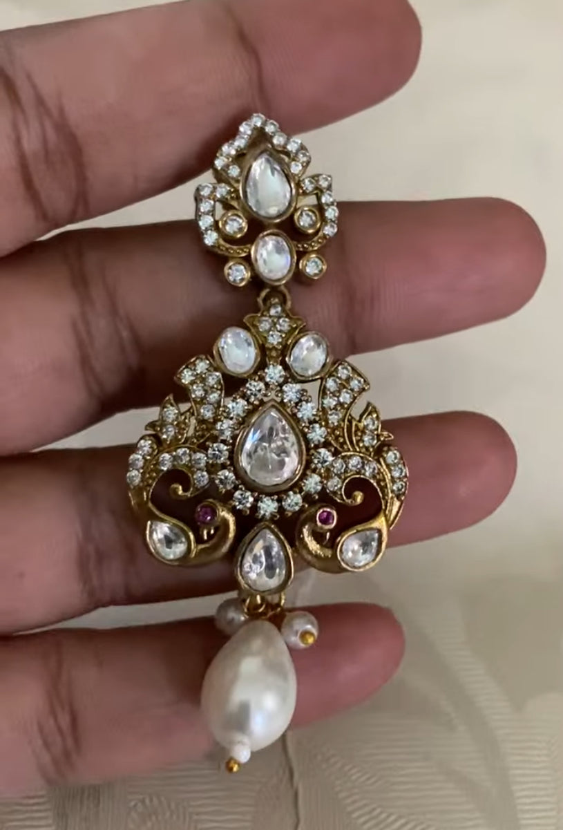 Victorian Pendant Pearl Necklace | Indian Jewelry In USA