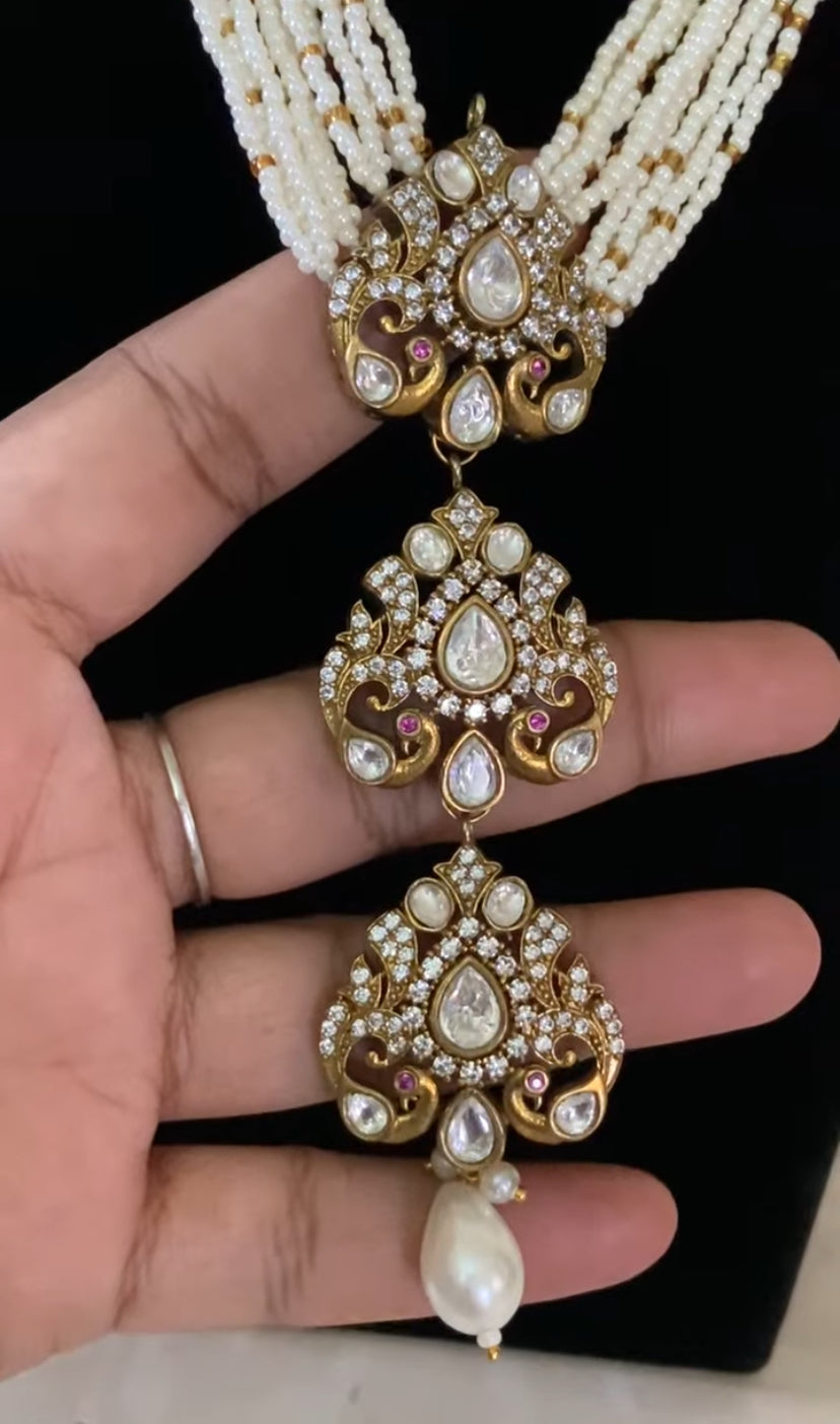 Victorian Pendant Pearl Necklace | Indian Jewelry In USA