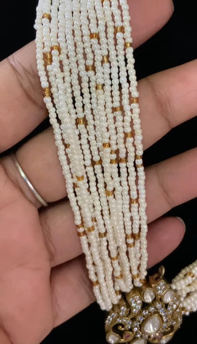 Victorian Pendant Pearl Necklace | Indian Jewelry In USA