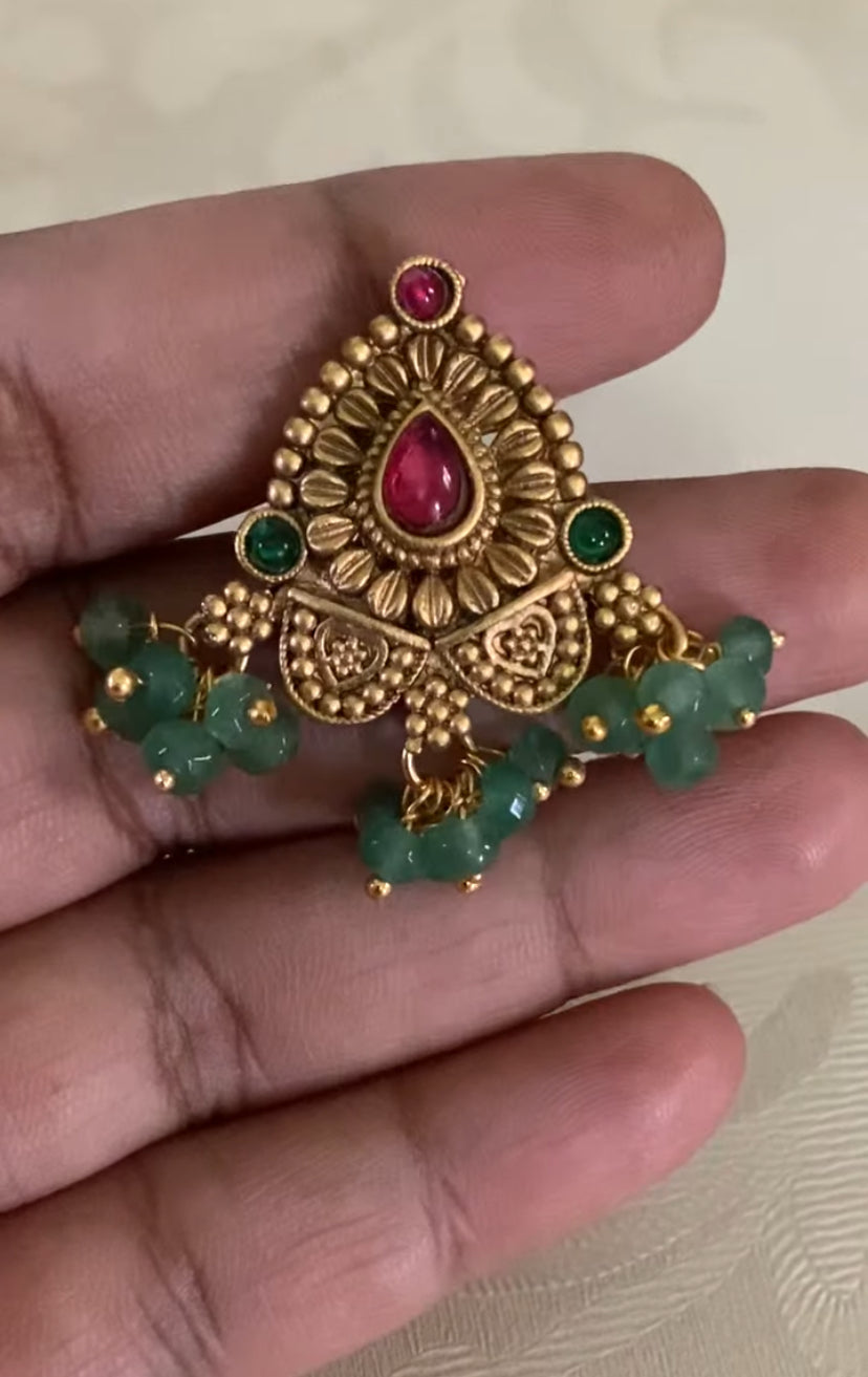 Antique Kante With Earrings |  Traditional Kante Necklace