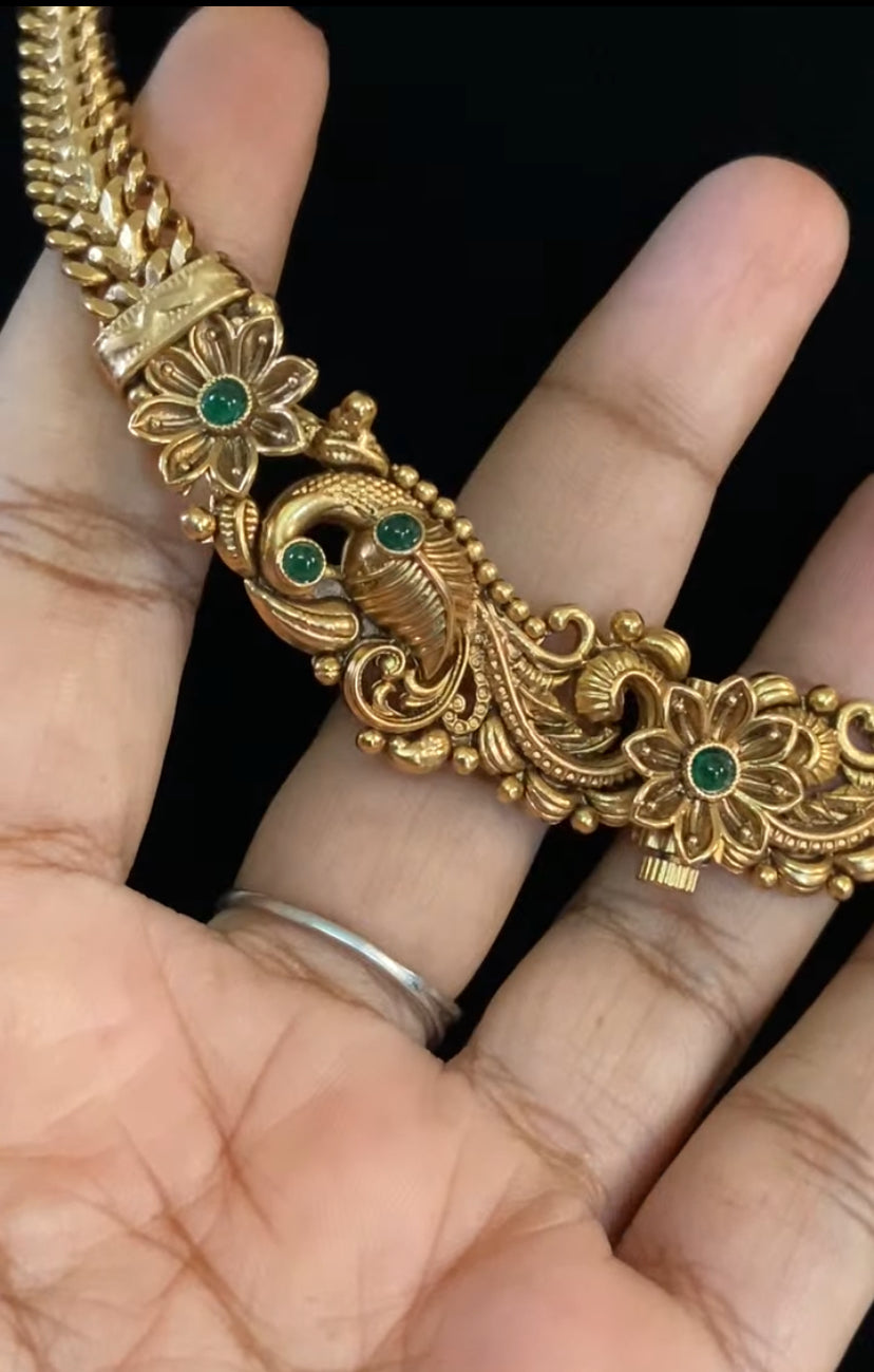 Antique Hasli Necklace | Traditional Simple Hasli