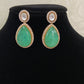 AD Emerald Drop Earrings |  Doublet Earrings