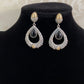oxidised 2 Tone Earrings | Indian Earrings