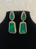 Romily Doublet Emerald Earrings