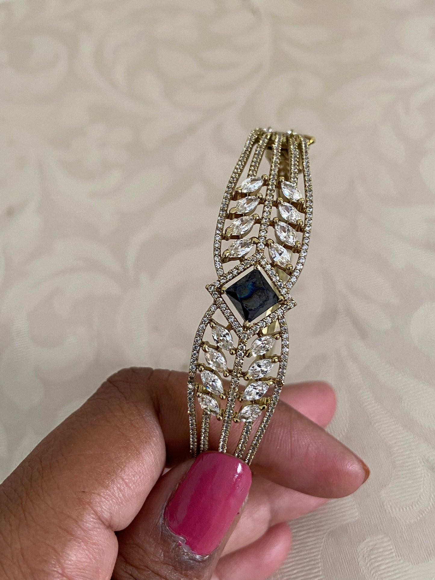 Mehndi Plating Openable Bracelet | Indian Jewelry In USA