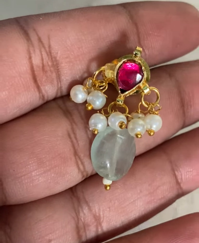 Kundan Pearls Necklace Set | Indian Necklace