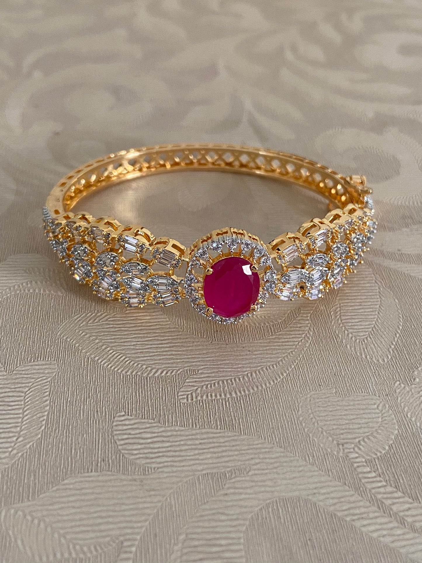 CZ Openable Bracelet | Indian Jewelry | Gift Idea