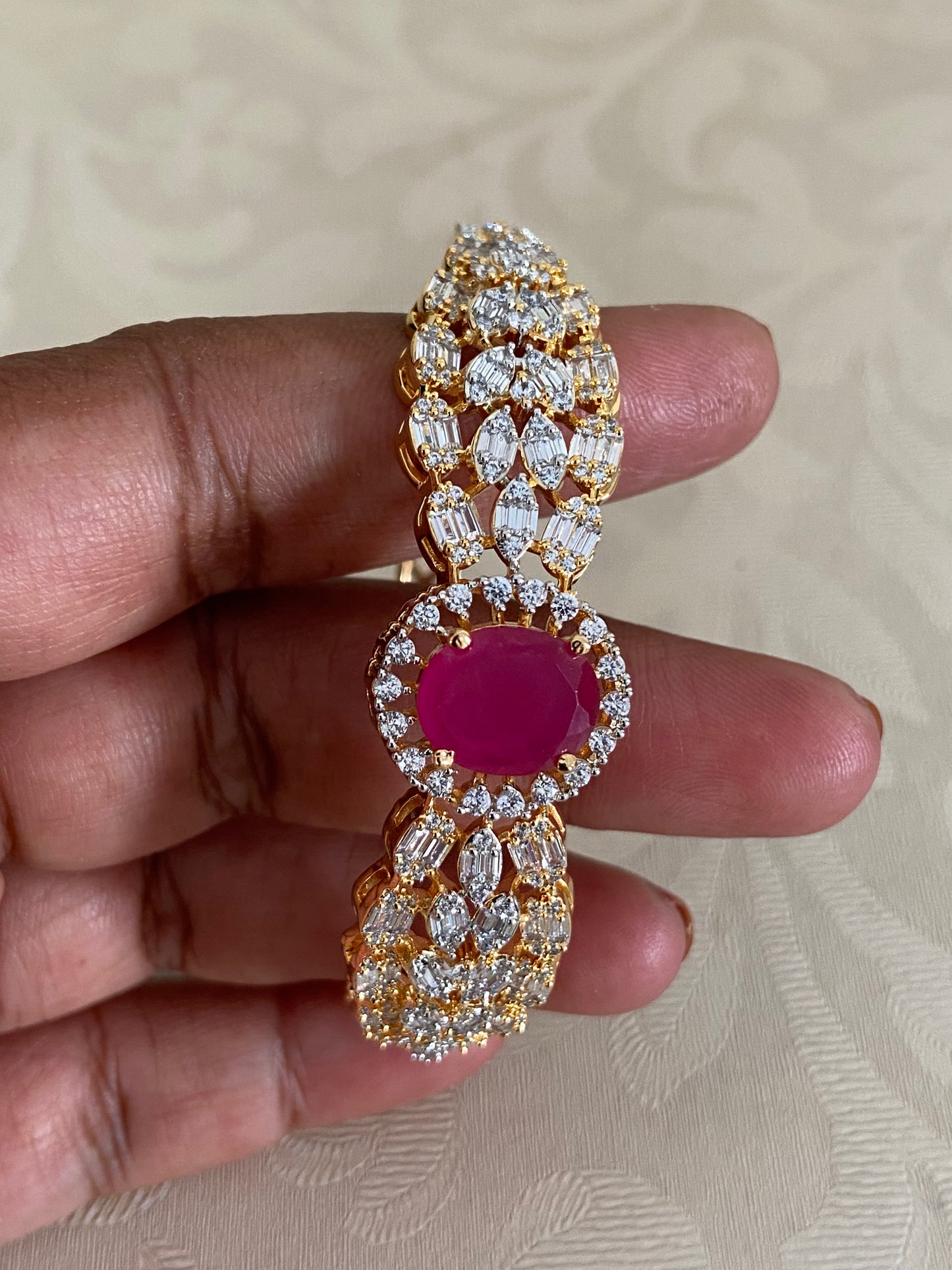 CZ Openable Bracelet | Indian Jewelry | Gift Idea