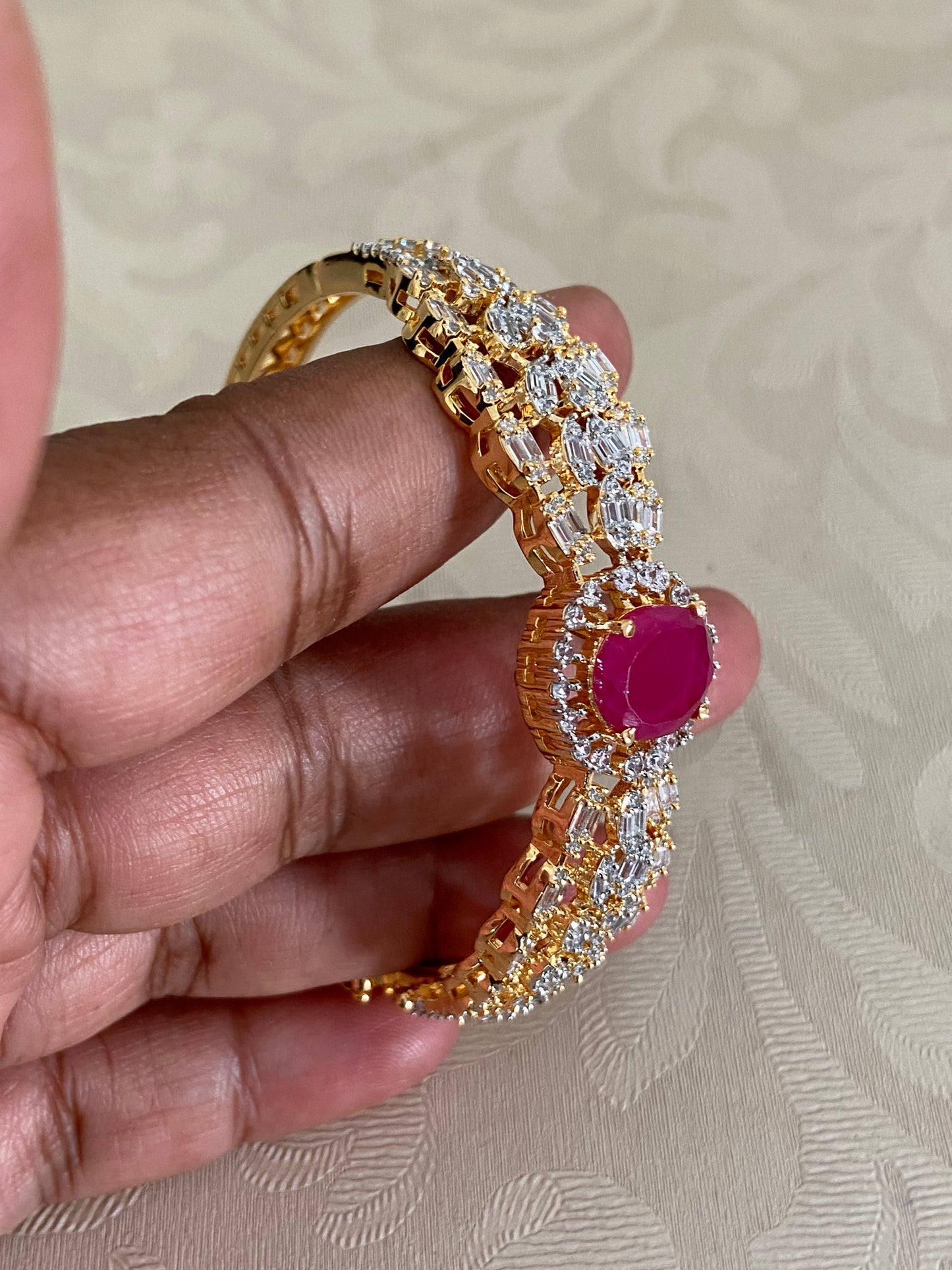 CZ Openable Bracelet | Indian Jewelry | Gift Idea
