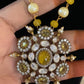 AD Victorian Pendant Pearl Nacklace With Earrings | Indian Traditional Jewelry