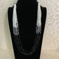 Black & White Beads Mala Necklace | Indian Jewelry In USA