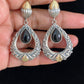 oxidised 2 Tone Earrings | Indian Earrings