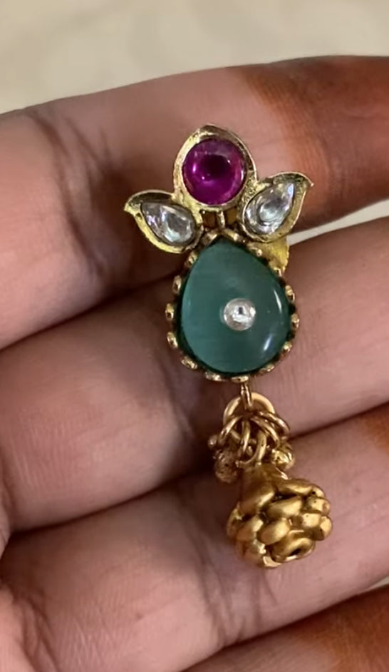 Antique Kundan Classic Necklace With Earrings | indian Jewelry In USA