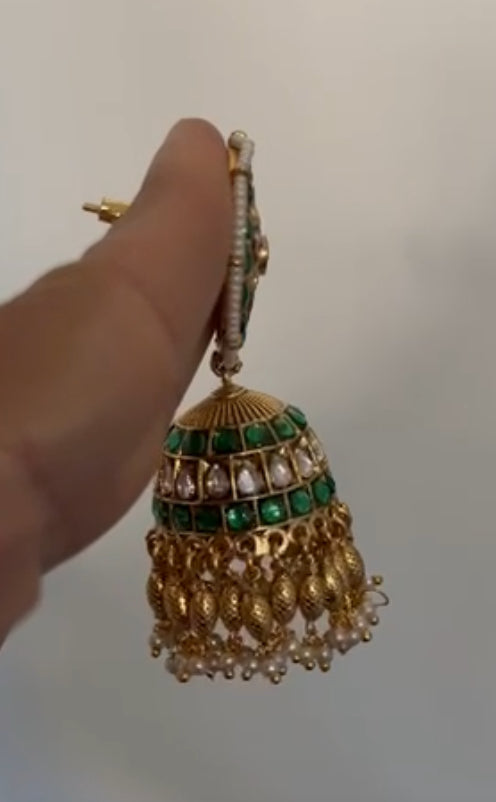 Antique premium Jumkis | Indian Traditional Earrings | Gift Idea