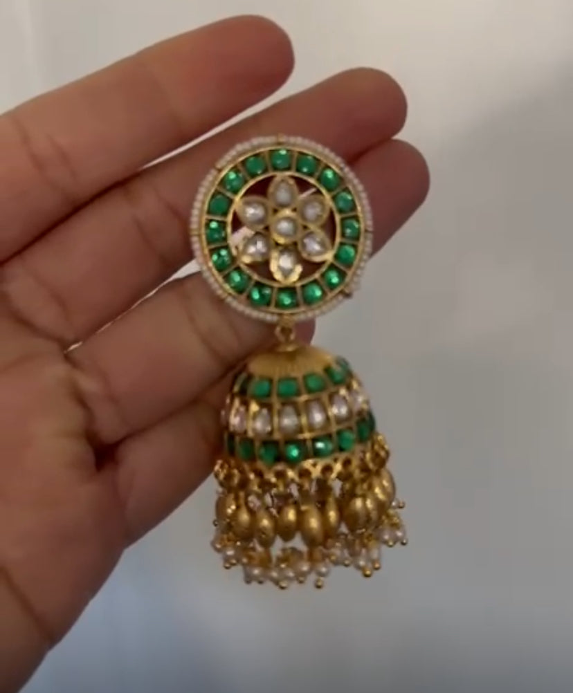 Antique premium Jumkis | Indian Traditional Earrings | Gift Idea