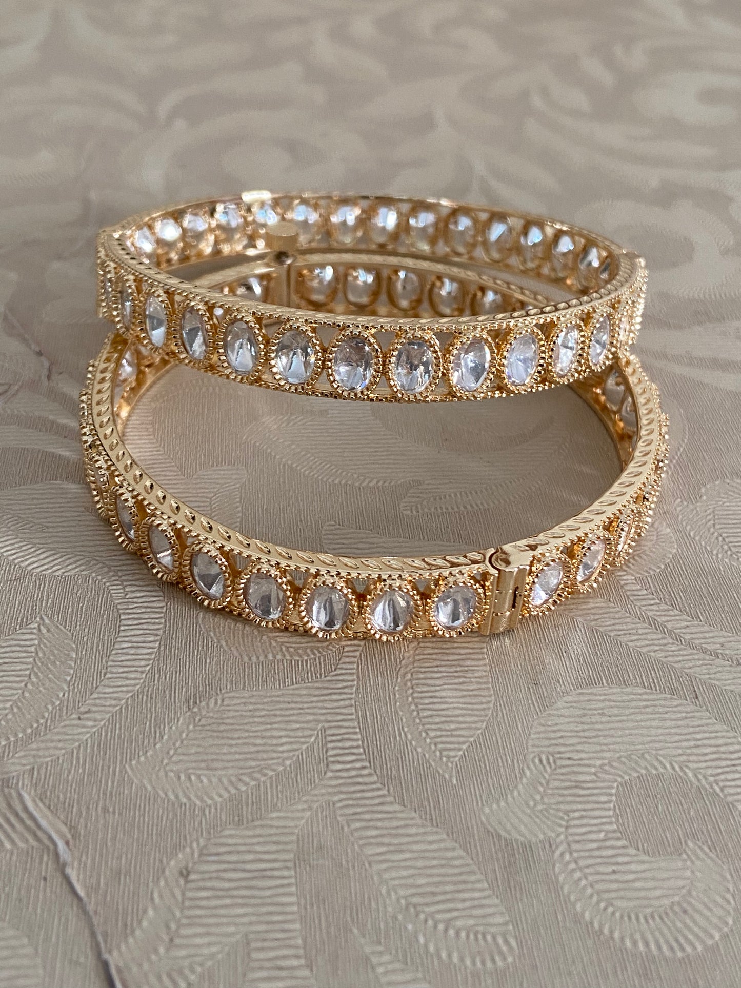 Kundan Openable Bangles | Indian Bangles