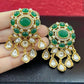 Moissanite kundan Earrings | Indian Jewelry In USA