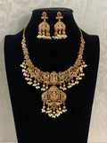 Antique Lakshmi Temple Necklace | Traditional Indian Jewelry